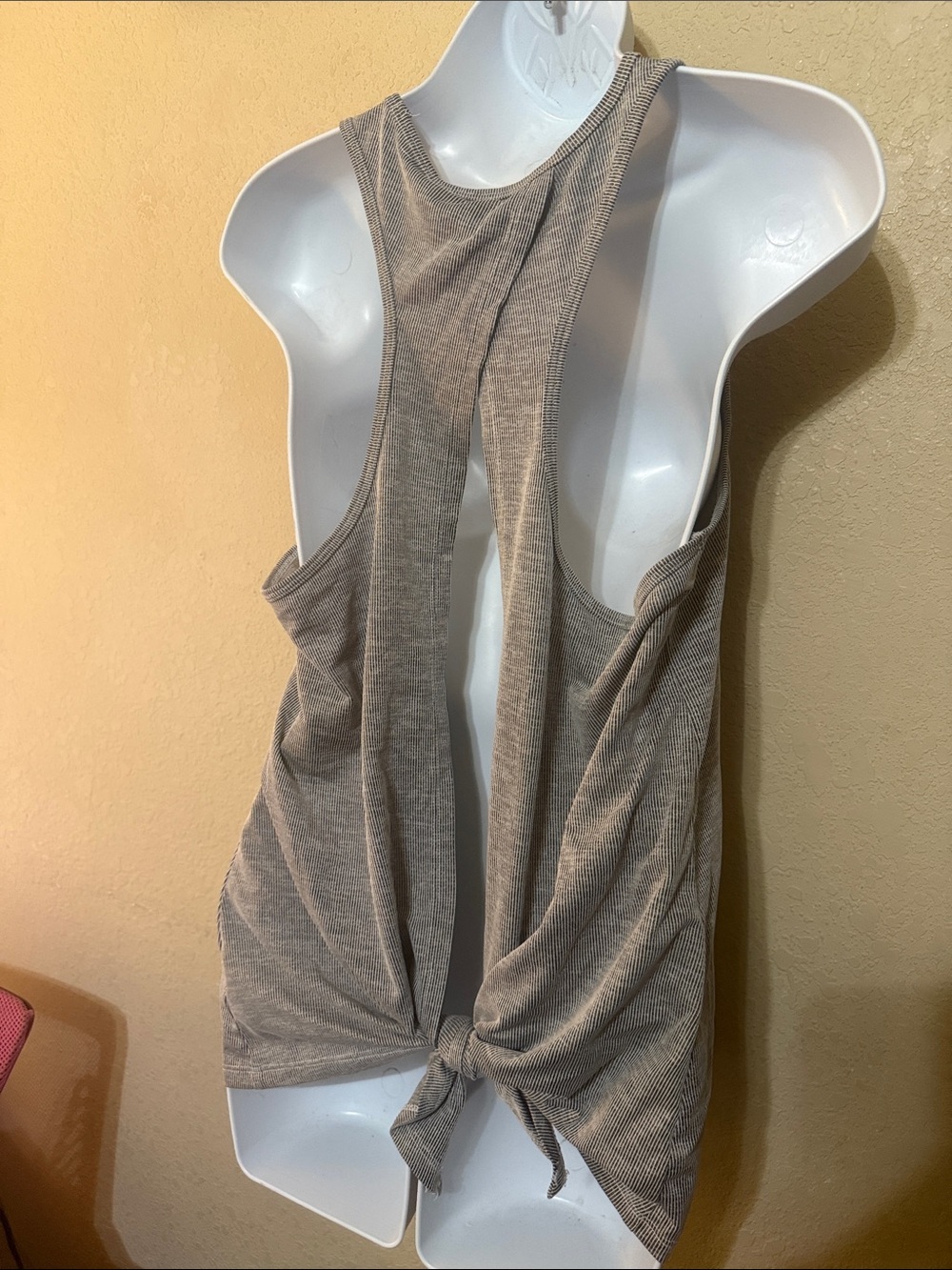 bcg Grey Racerback Tank Top - Picture 4 of 5